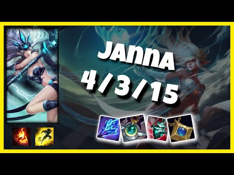 Janna vs Sett BR Challenger SUPPORT (4/3/15) Gameplay Replay - Patch 10.24