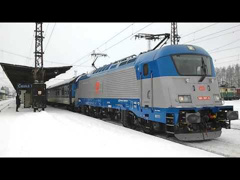 Odjezd 380.007-5 z České Třebové s Brněnským Drakem HD