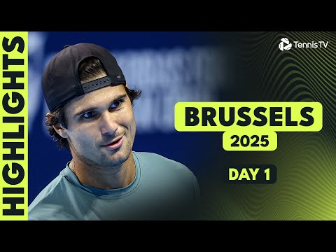 Giron Takes On Bellucci, Opelka Faces Bonzi | Brussels 2025 Highlights Day 1