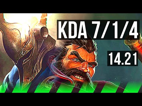 PANTHEON vs GRAVES (JGL) | 7/1/4 | KR Diamond | 14.21