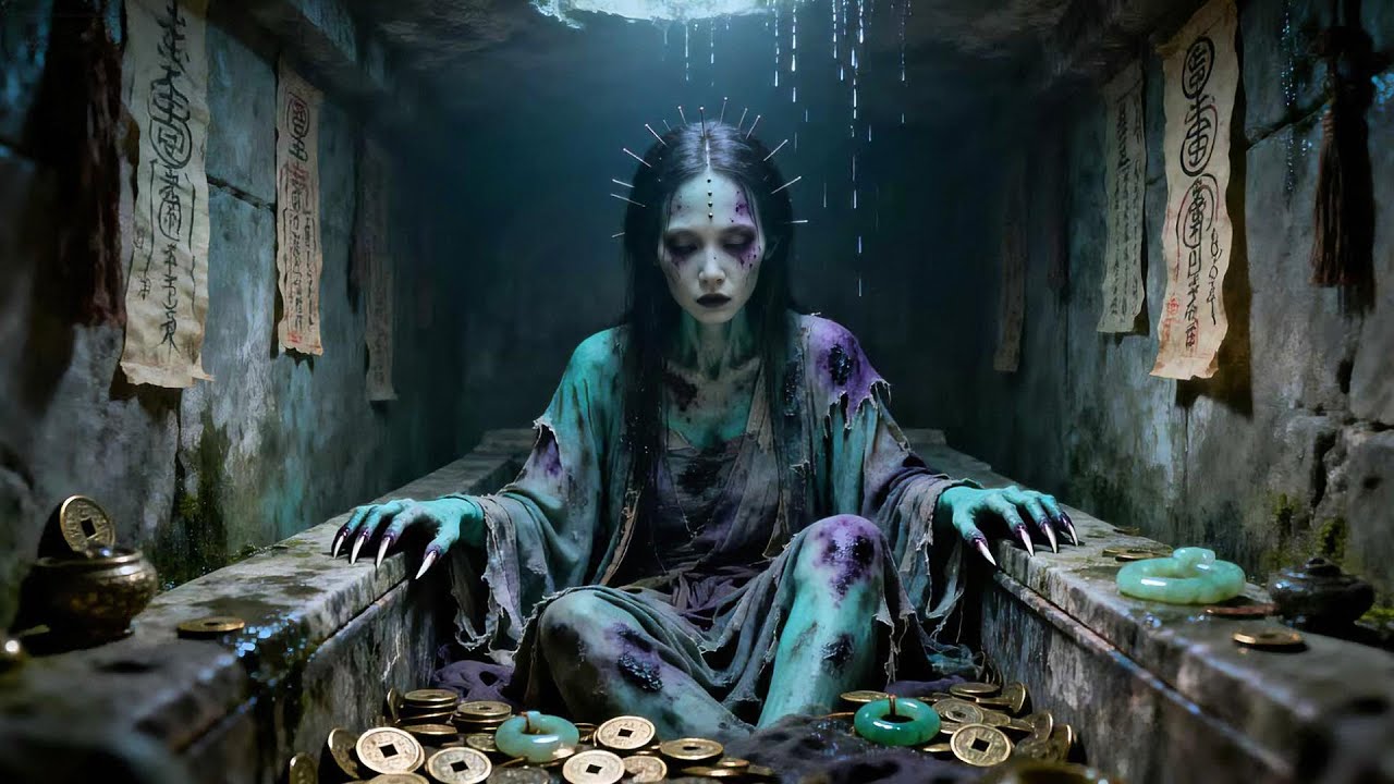 【Full Version】【胆小勿入】鬼手盜墓女屍復活，屍毒針孔奪命。#恐怖 #懸疑 #驚悚 #古墓 #動作