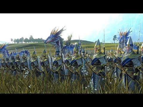Sea Elves Vs Vampire Coast | 17,000 Unit cinematic Battle | Total War Warhammer 2