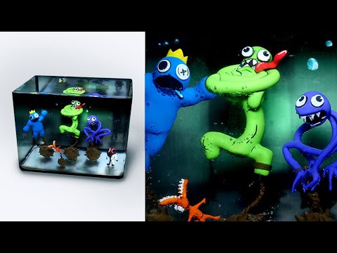 [ROBLOX] Making Drowning RAINBOW FRIENDS Sculptures Timelapse [SINK.exe: Below The Depths]