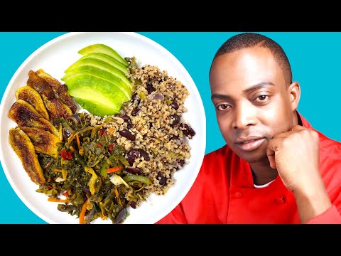 Rice and peas Jamaica : Jamaica Jerk Callaloo | Chef Ricardo Cooking WOW