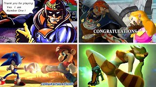 Super Smash Bros. Series - All Character Ending Screens