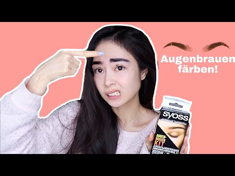 das erste Mal AUGENBRAUEN FÄRBEN | Melissa Minh