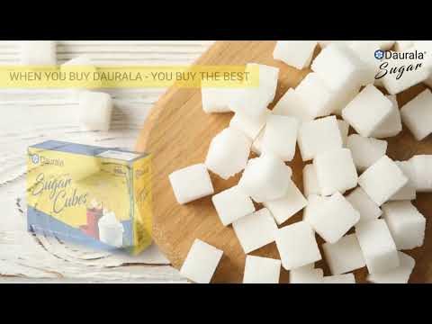 Refined daurala white sugar cubes, packaging size: 500 g