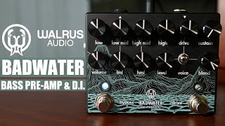 Video thumbnail for Walrus Audio Badwater Bass Pre-Amp & D.I. | Demo by Doug Hanson