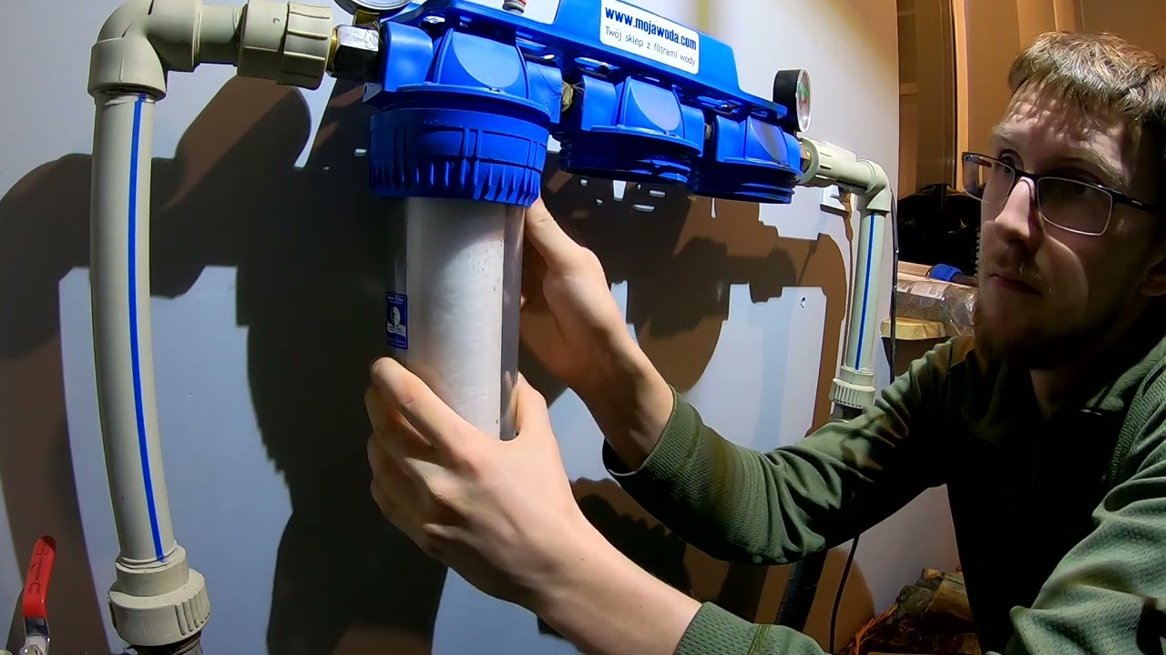Wymieniam filtry wody z przydomowej studni własnej roboty. Jak wyglądają filtry po 6 miesiącach 