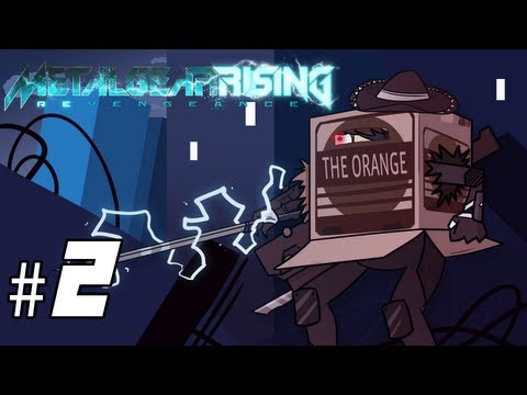 The Metal Gears Rise - Metal Gear Rising: Revengeance Hard Difficulty Gameplay / Walkthrough Part 2 - MG Ray