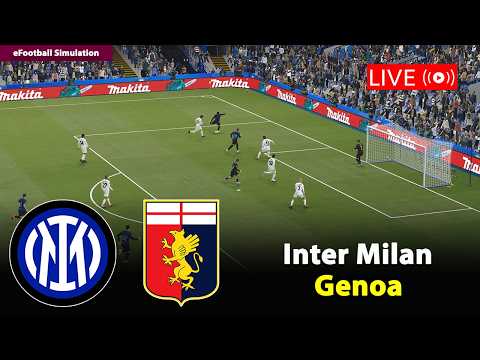 🔴In Diretta- Inter Milan vs Genoa | Serie A 2025/26 | eFootball PES21 Simulation
