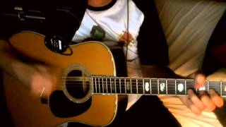 Run Rudolph Run ~ Chuck Berry - Dave Edmunds - Joe Perry ~ Acoustic Rock Cover w/ Martin D-45 & BT