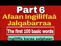 Kutaa 6ffaa Barnoota Afaan Oromoo Fi English Furtuu1
