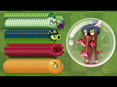 200 Plants Level 1 Vs Team (Hamster Ball & Iceage Weaselhoarder) Zombie LEVEL 10 - Who Will Win?