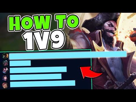 HOW TO 1V9 CARRY EVERY GAME WITH GANGPLANK! Rank 1 GP gameplay - League of Legends