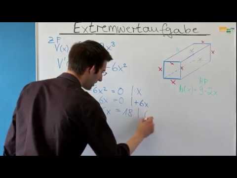 Extremwertaufgaben - Quader Draht