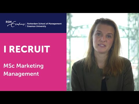 A recruiter talks about RSM’s MSc in Marketing Management