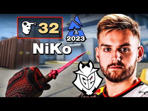 POV NiKo (G2) 32 FRAGS vs NAVI (NUKE) - BLAST Premier CSGO