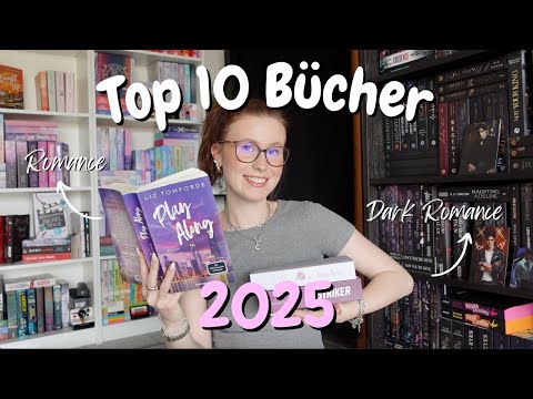 Top 10 Bücher aus 2025 (bis jetzt)⭐️ | Buchempfehlungen (Romance, Dark Romance, Mystery)