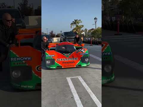 The 1/3 ever made mazda 787b with a price around 2 million dollars! #mazda #787b  #shorts #rarecars