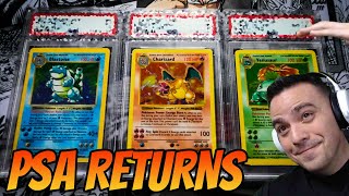 CAN WE GET A PSA 10 CHARIZARD!? OPENING 1ST EDITION AND SHADOWLESS FROM PSA | POKEMON TCG