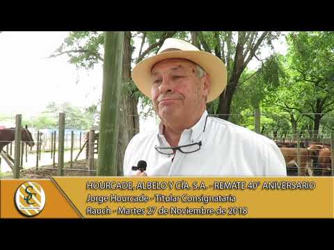 27-11-18 Nota Jorge Hourcade - Tit. Consig. - Hourcade, Albelo y Cía. S.A. - Rte. 40° Aniv. - Rauch