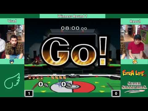 Melee @ Extra Life Café S2E6 - Vrad (Marth) vs. Raoul (Fox) - Winners Round 1
