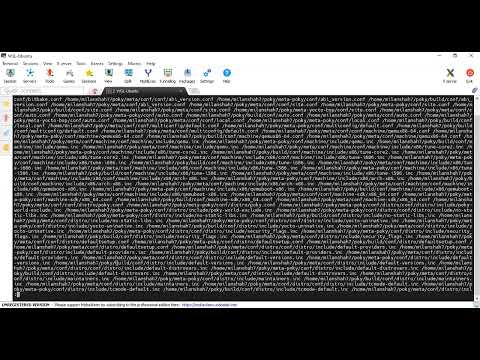 The Yocto Project - bitbake -e