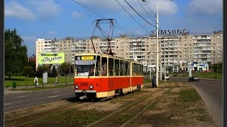 preview picture of video 'KALININGRAD TRAM / Трамвай в Калининграде (09.-12.05.2010)'