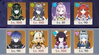 【原神】Ver.Luna VI a 螺旋12層 ネファルPT＆フリンズPTで星9攻略【Genshin Impact】