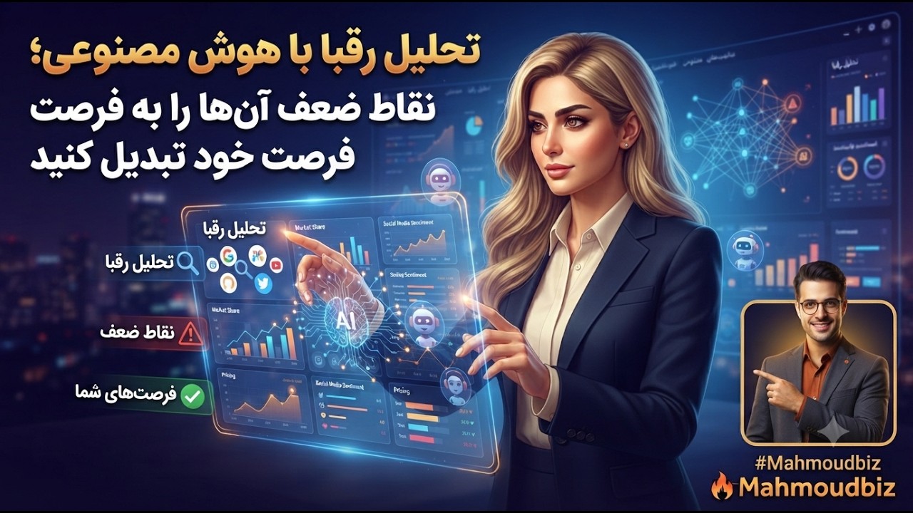 تحلیل رقبا با هوش مصنوعی؛ نقاط ضعف آن‌ها را به فرصت خود تبدیل کنید