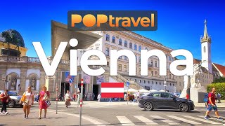 VIENNA, Austria 🇦🇹- Summer Heat - 4K HDR walking tour with captions