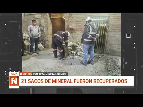 APREHENDEN A POLICÍA, INGENIERO Y CONDUCTOR POR PRESUNTO ROBO DE MINERAL EN HUANUNI