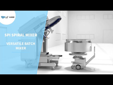 video 1, Pétrin a spirale cuve amovible 200 Kg