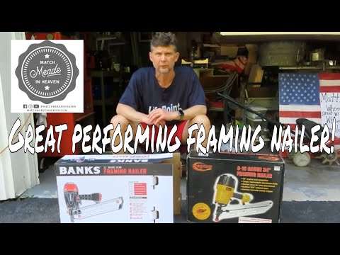 Open Box Banks Framing Nailer from Harbor Freight