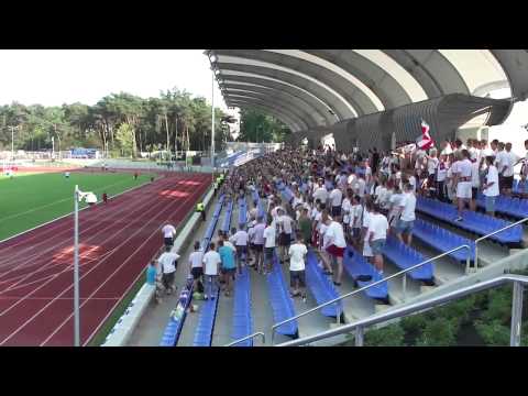 Kartofliska.pl: Wisła Puławy - Motor Lublin 5.08.2012 Doping kibiców Wisły