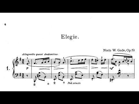 Niels Gade: Elegy, Op.19/1 (from "Akvareller")