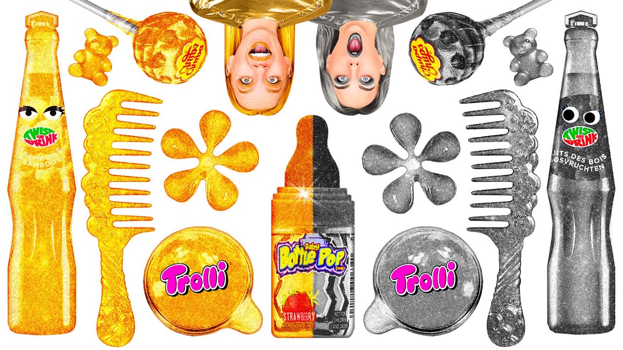 ゴールド vs シルバーのフードチャレンジ | 面白い食べ物チャレンジ BooBoom Challenge