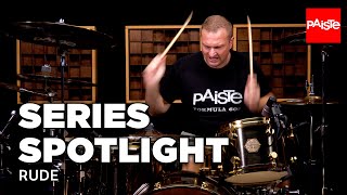 Video thumbnail for PAISTE CYMBALS - Series Spotlight - RUDE Series by Paiste Cymbals