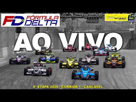 🔴 FÓRMULA DELTA | Corrida 1 | 6ª Etapa 2026 | Cascavel (PR) | Ao Vivo