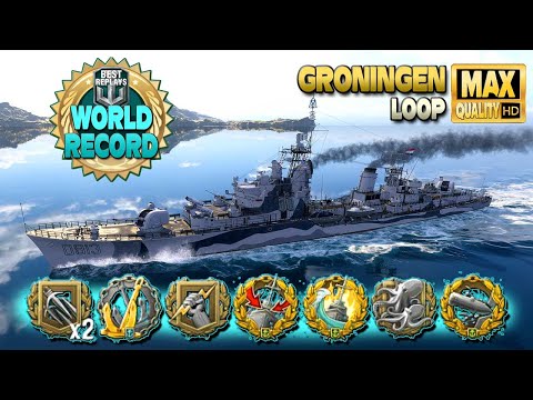 Groningen: NA damage record *zoom warning* - World of Warships