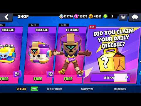 😱🎁 DID YOU CLAIM YOUR ULTRA LEGENDARY FREEBIE❓ • SIRIUS • FREE NEW BRAWLER • NEW UPDATE •🔥⚡