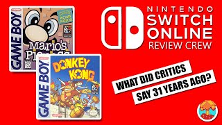 1990s Critics Review Donkey Kong '94 & Mario's Picross on Game Boy (Nintendo Switch Online)