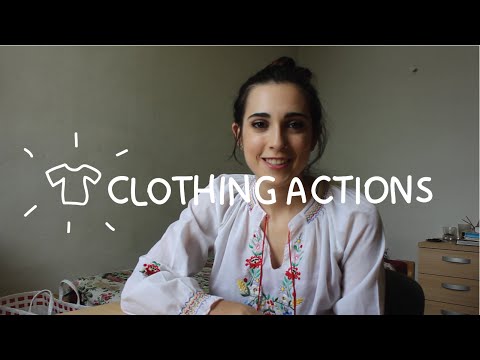 Weekly Spain Spainish Words with Rosa - Clothing Actions