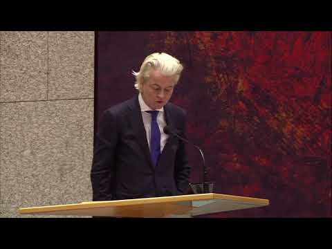 Geert Wilders (PVV) 'Van mij mogen ze allemaal achter de tralies' Notulendebat