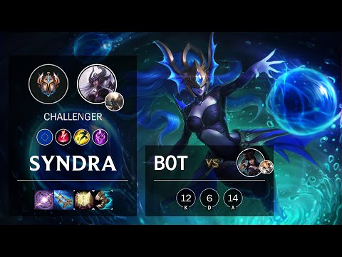 Syndra Bot vs Caitlyn - EUW Challenger Patch 10.16