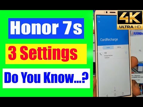 (4K) 3 Settings of Honor Mobile Turn Off Predictive Text Autocorrect Battery Percentage TalkBack