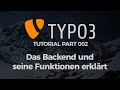 TYPO3 Tutorial 002 Das Backend Nehmt Euch Genug Zeit Für Dieses Video