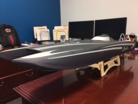 New Toy! Zonda Cat 41RC Boat "Kill Mode Cap Packs 100 mph Project" unboxing
