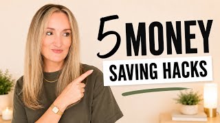 5 SIMPLE WAYS TO SAVE MORE MONEY